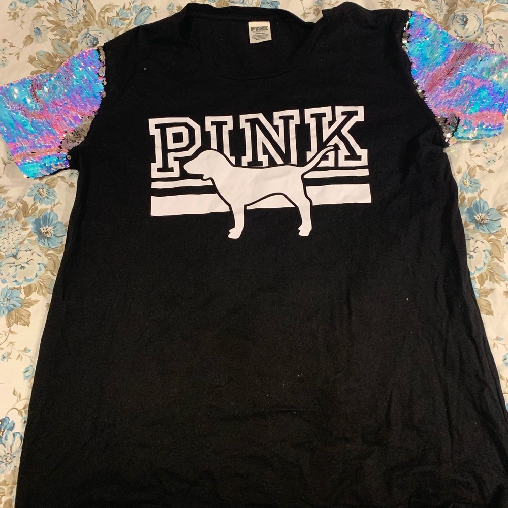 Victoria secret PINK Sequin shirt